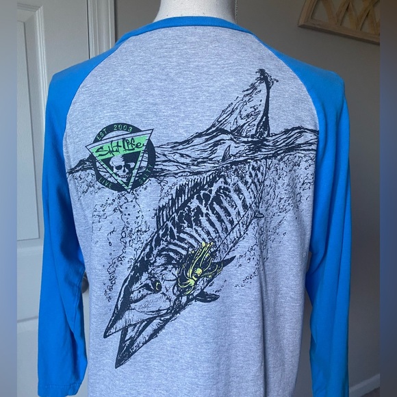 Salt Life | MEN’S | Baseball Style | Mid-Sleeve | Shirt - Picture 10 of 11